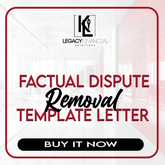 Factual Dispute Letter Template