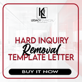 Hard Inquiry Letter Template