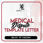 Medical Dispute Template Letter