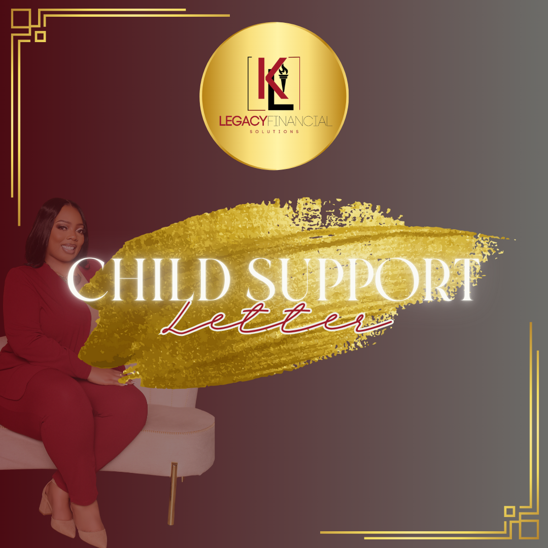 Child Support Letter Template