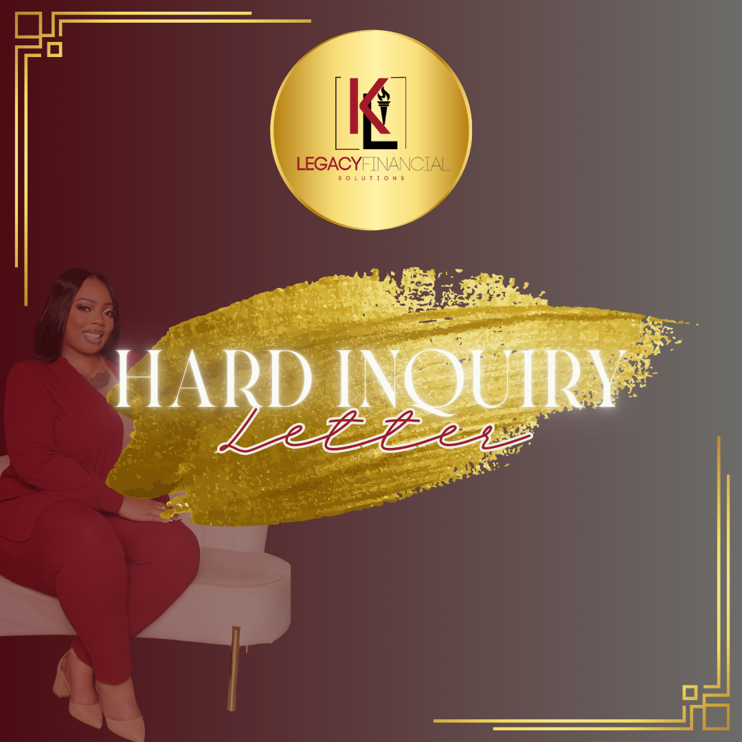 Hard Inquiry Letter Template