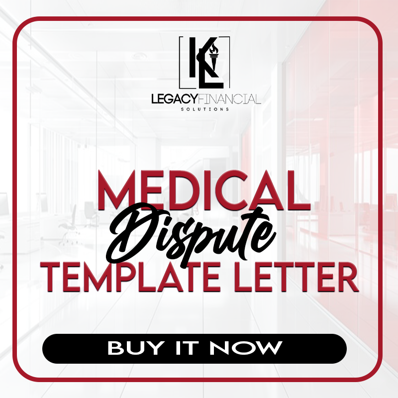 Medical Dispute Template Letter